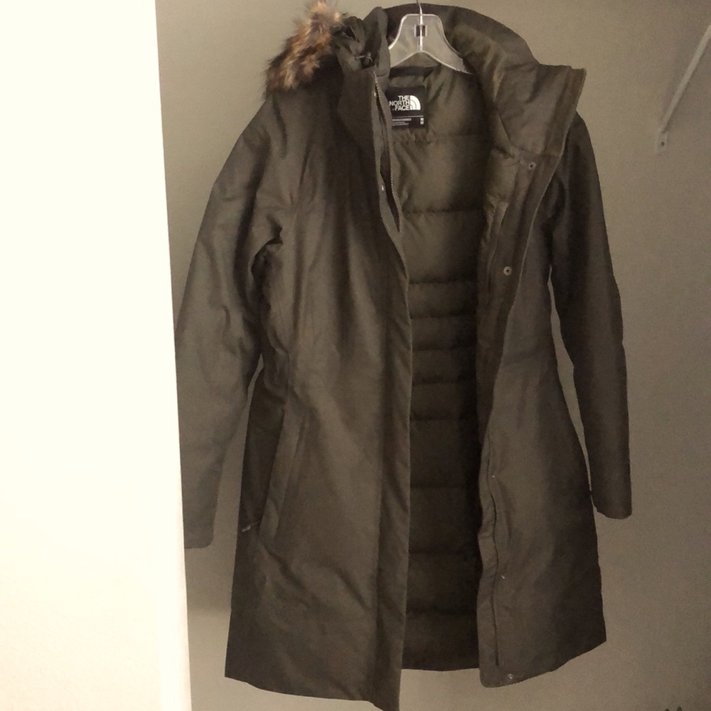 The North Face fur hooded parka
